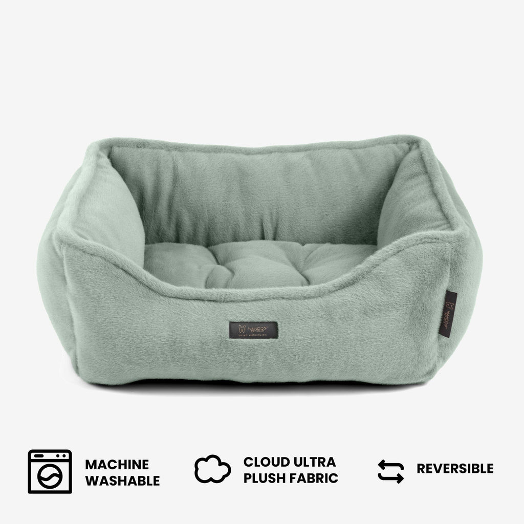 Cloud 2.0 Reversible Dog & Cat Bed - Green Taupe