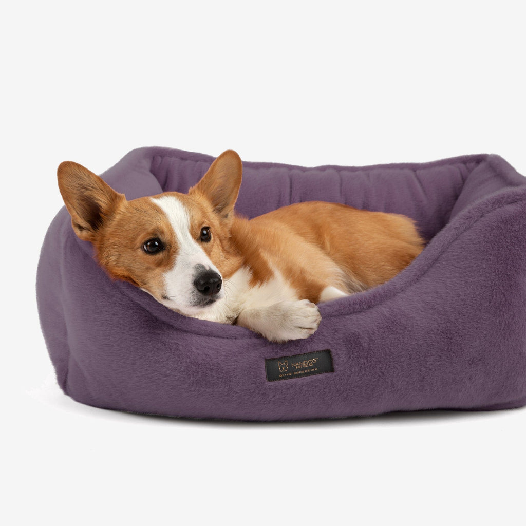 Cloud 2.0 Reversible Dog & Cat Bed - Purple Taupe
