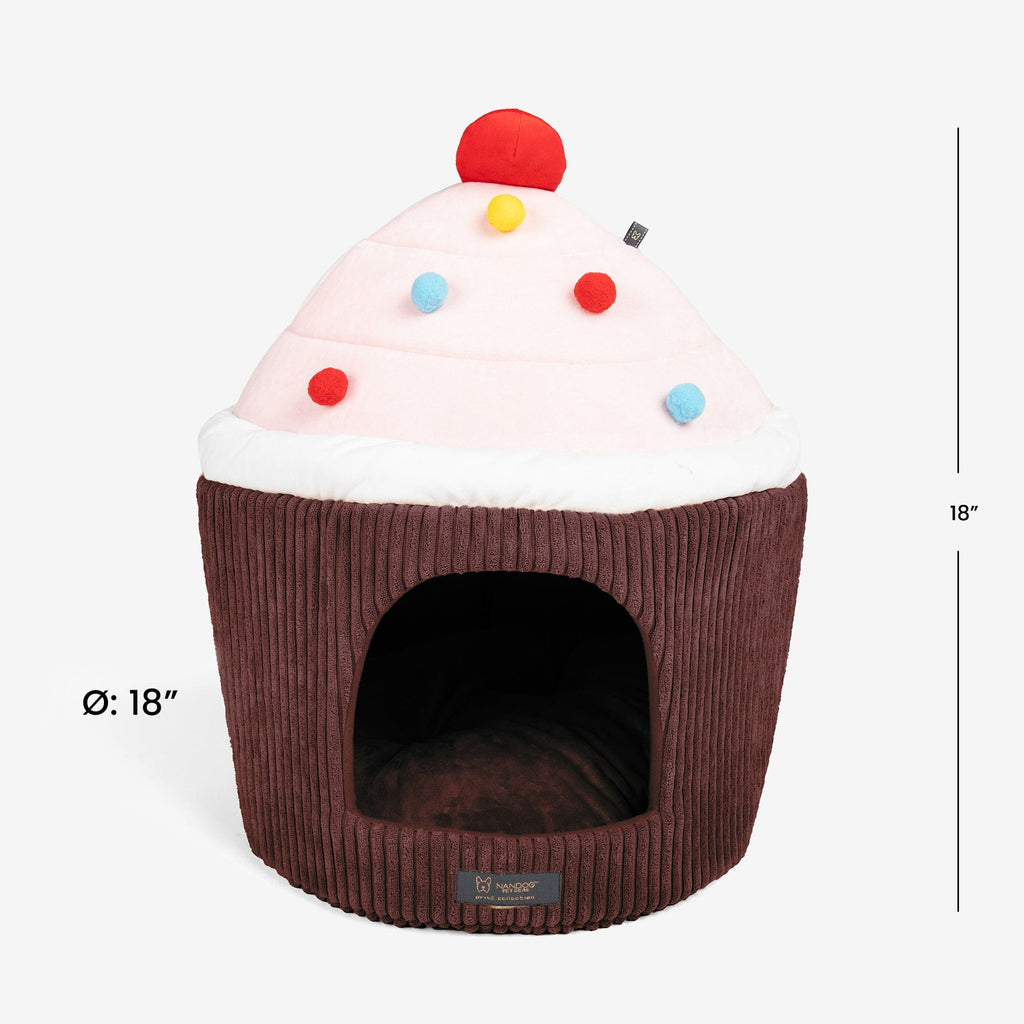 Chocolate Cupcake Dog & Cat Bed Prive Collection