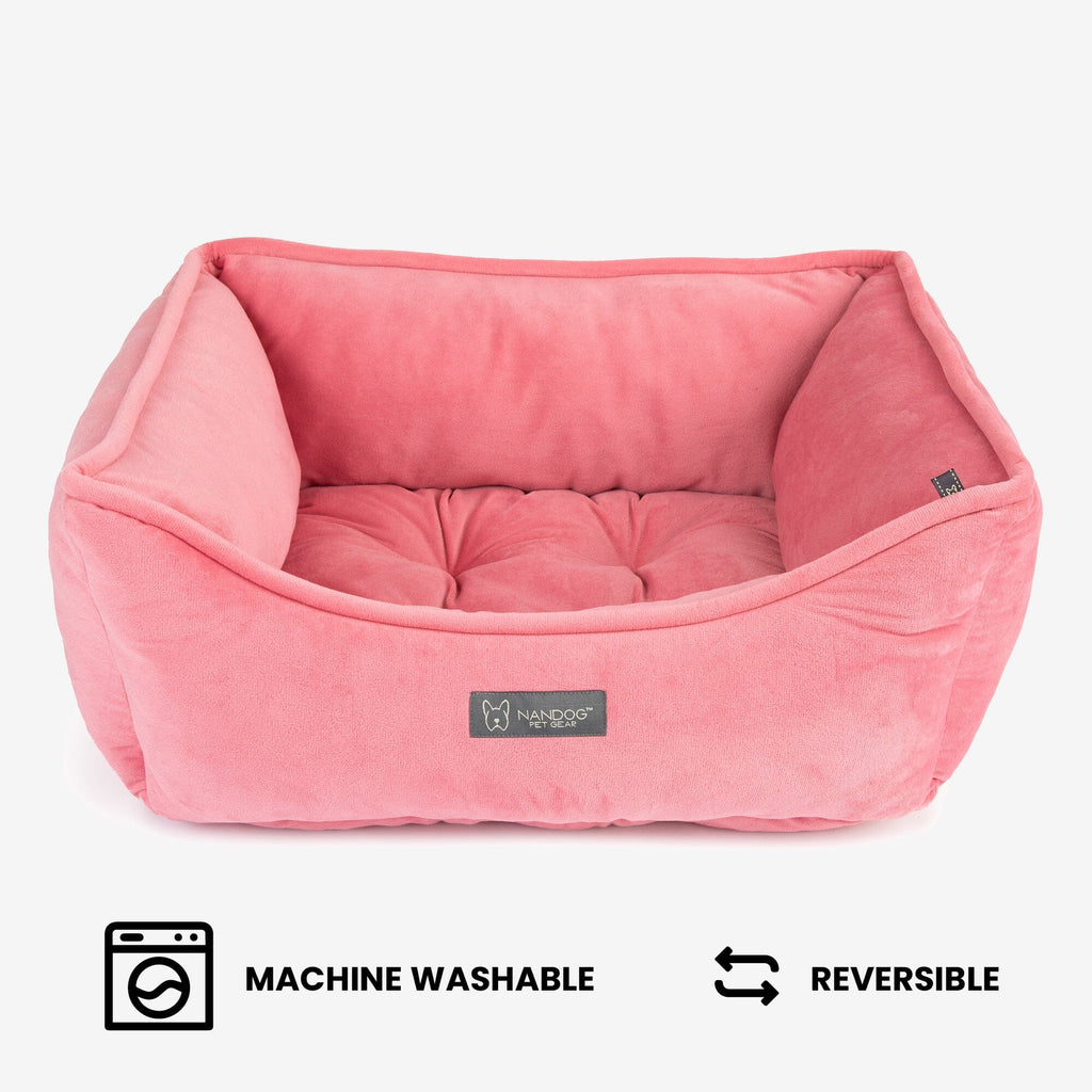 Reversible Dog & Cat Bed Signature Collection in Pink