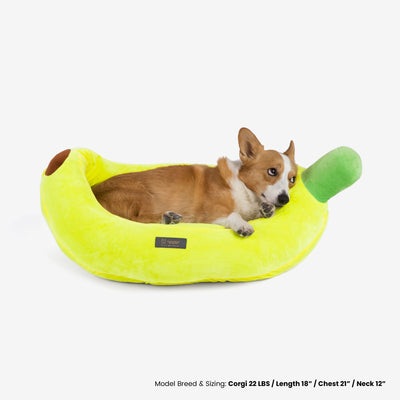 Banana Dog & Cat Bed - Luxury Dog & Cat Banana Shape Bed – Nandog Pet Gear™