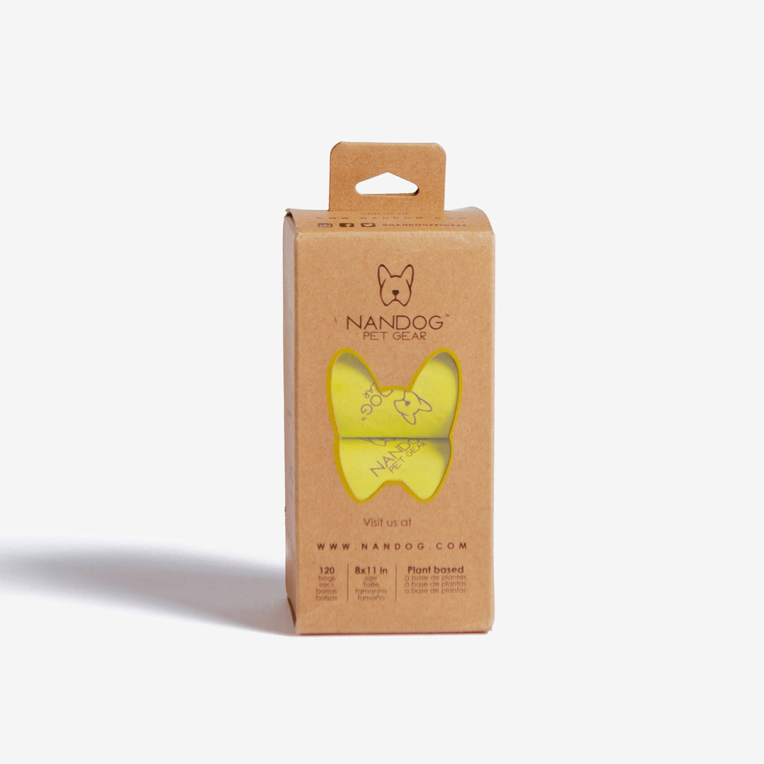Biodegradable Neon Dog Waste Bags - 8 Pack