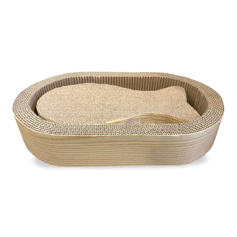 CAT SCRATCHER FISH OVAL SET