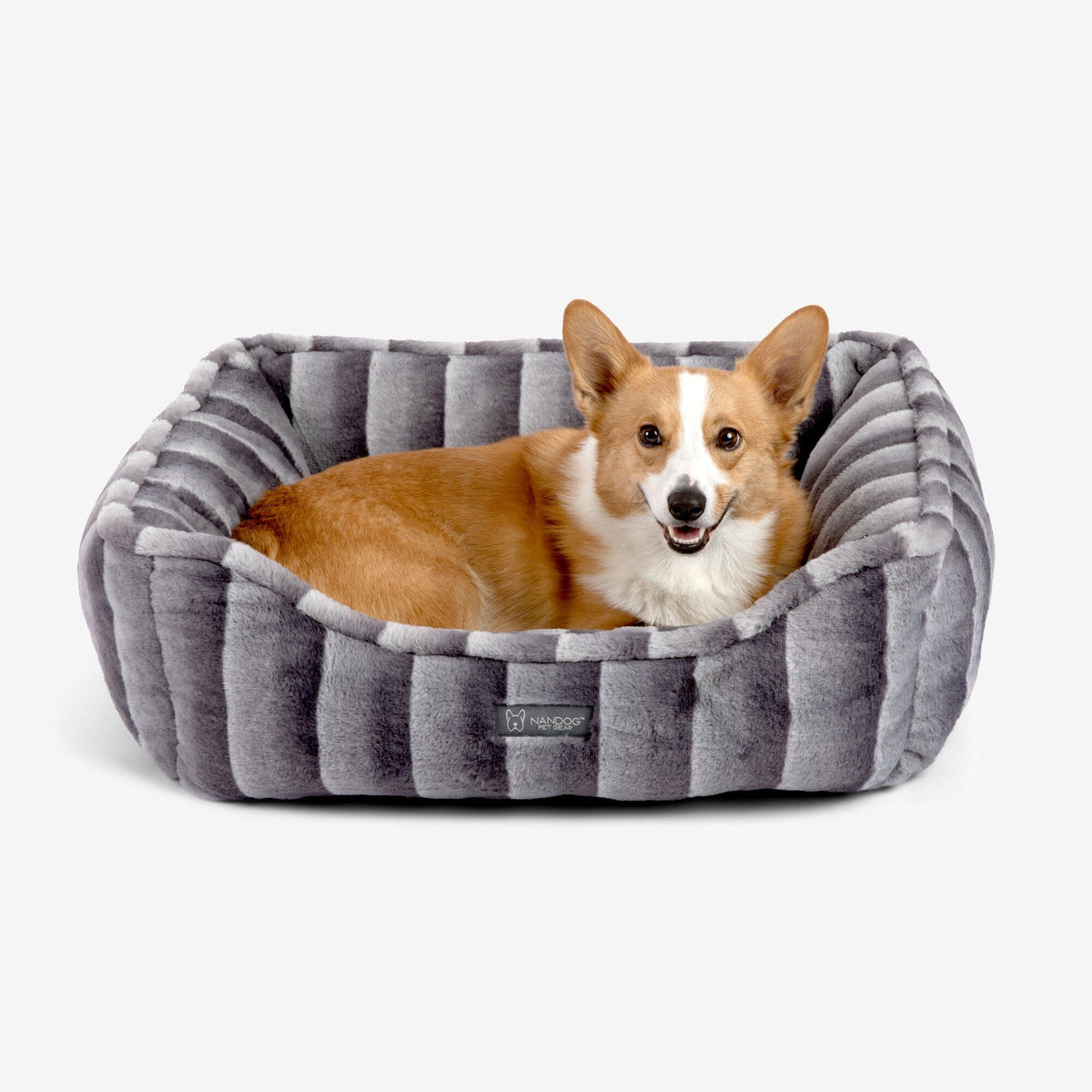 Cloud Reversible Dog & Cat Bed Chinchilla Nandog Pet Gear™