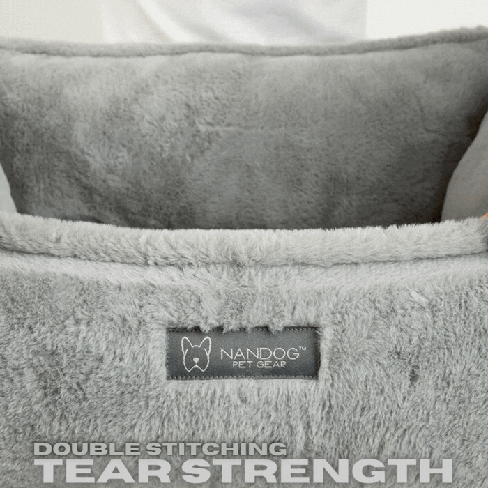 Cloud 2.0 Reversible Dog & Cat Bed - Grey Taupe