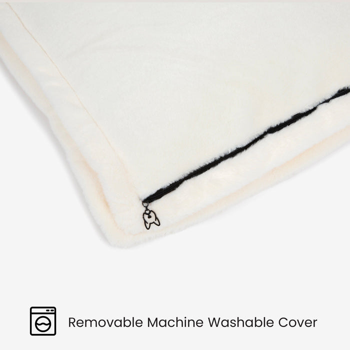 Cloud Removable Cover Large Pillow Dog Bed - Ivory