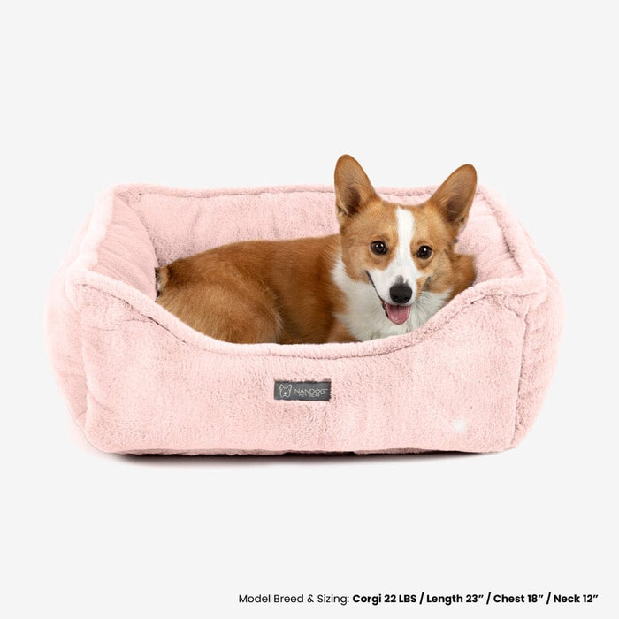 Cloud Reversible Dog & Cat Bed - Blush Pink