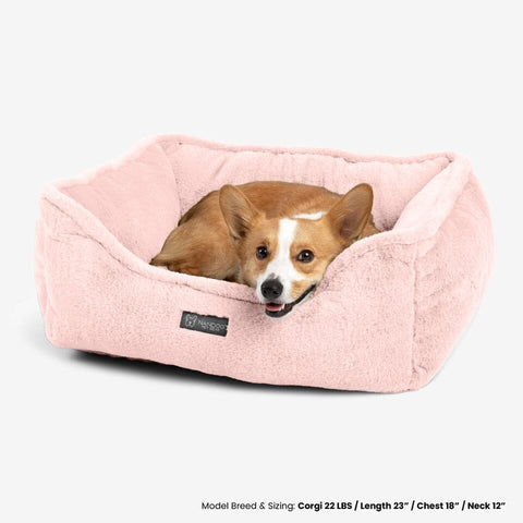 Cloud Reversible Dog & Cat Bed - Blush Pink