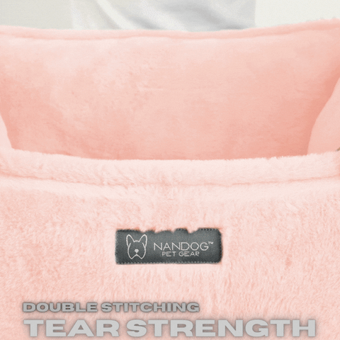 Cloud Reversible Dog & Cat Bed - Blush Pink