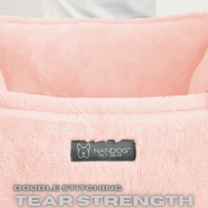 Cloud Reversible Dog & Cat Bed - Blush Pink