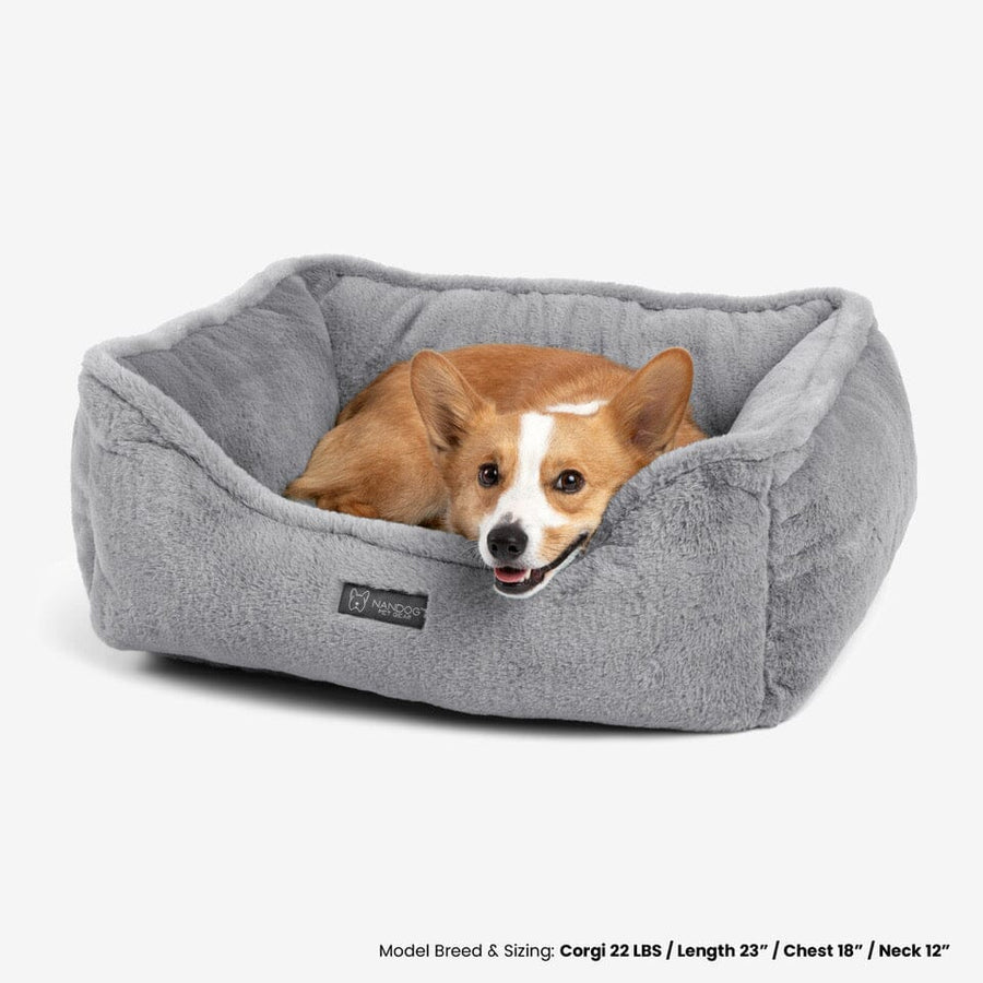 The Super Cloud Reversible Dog & Cat Bed in Pearl River Grey