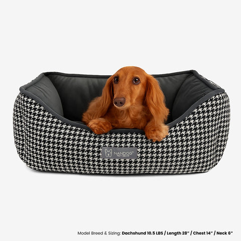 Limited Edition Bed in Houndstooth
