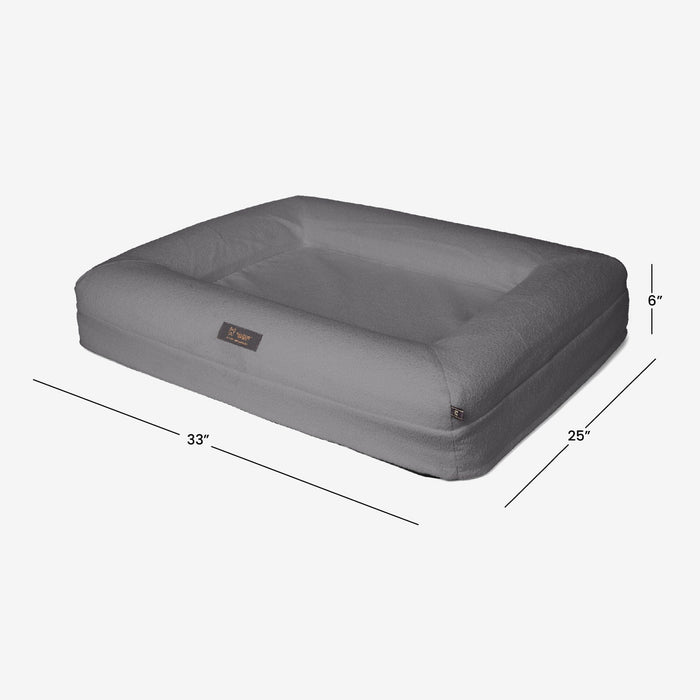 Memory Foam Orthopedic Dog Bed - Medium/Gray