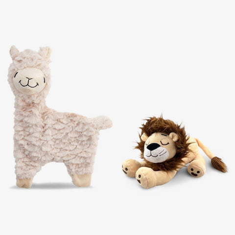 My BFF Grumpy The Alpaca + Leo Plush Dog Toy Bundle