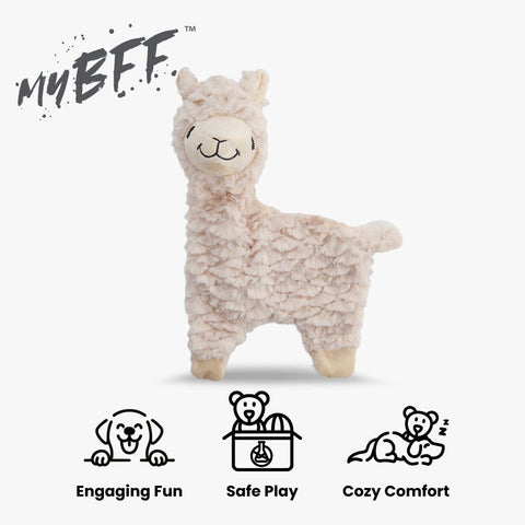 My BFF Grumpy The Alpaca Plush Dog Toy