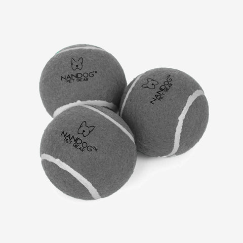 Nandog Dog Tennis Training Balls Set - Gray