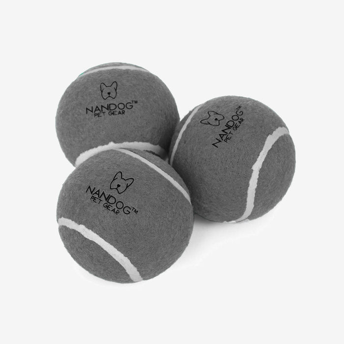 Nandog Dog Tennis Training Balls Set - Gray