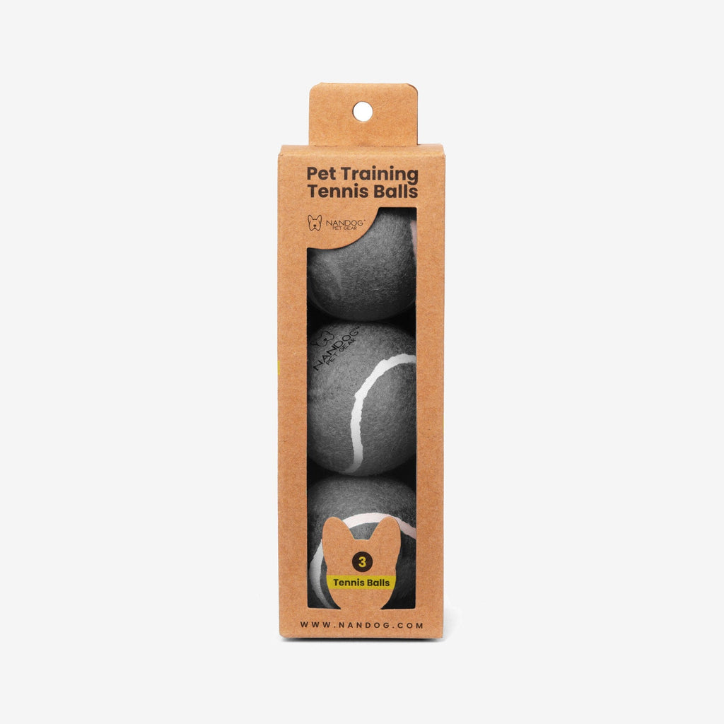 Nandog Dog Tennis Training Balls Set - Gray