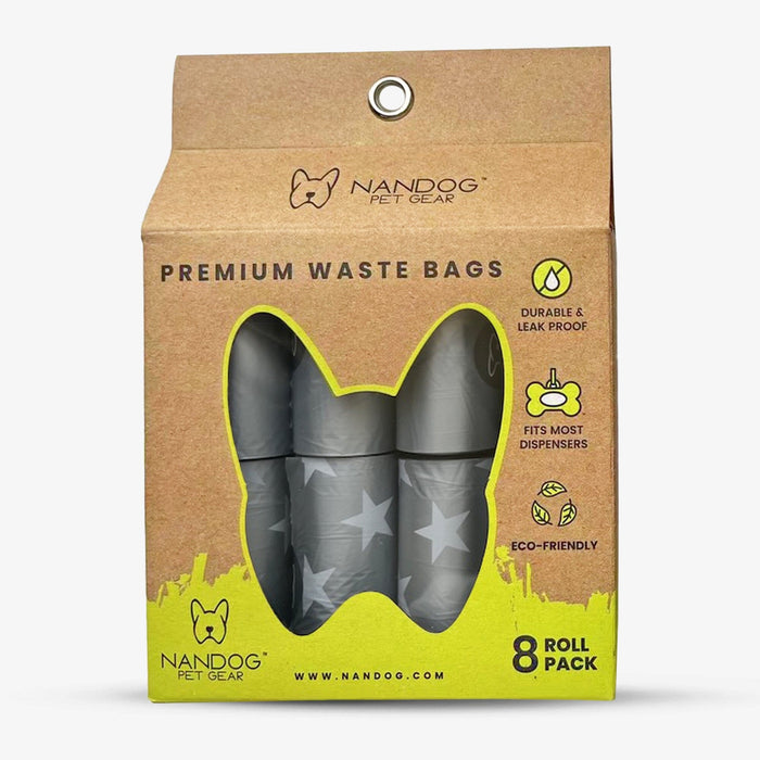 Poop Bags | 8 Rolls | Stars