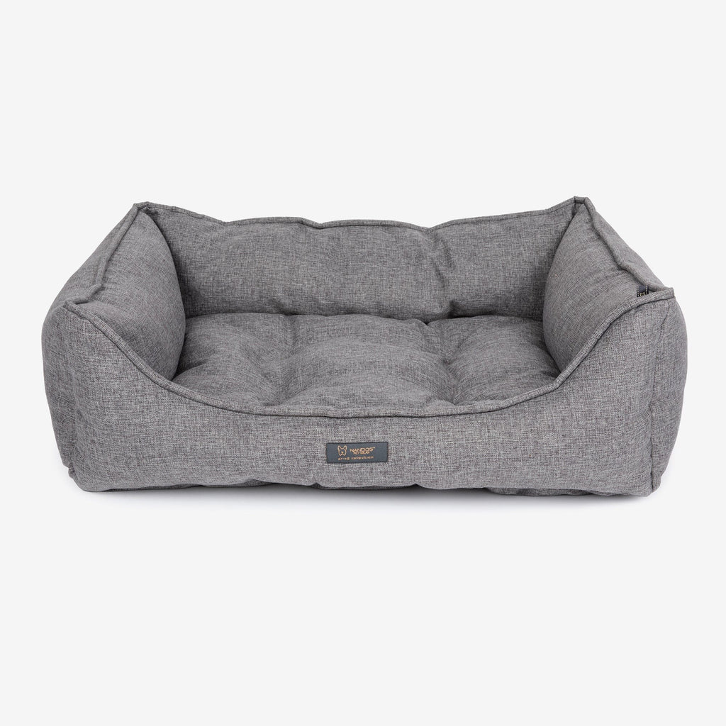 Poplin Large Reversible Dog Bed Gray Nandog Pet Gear™