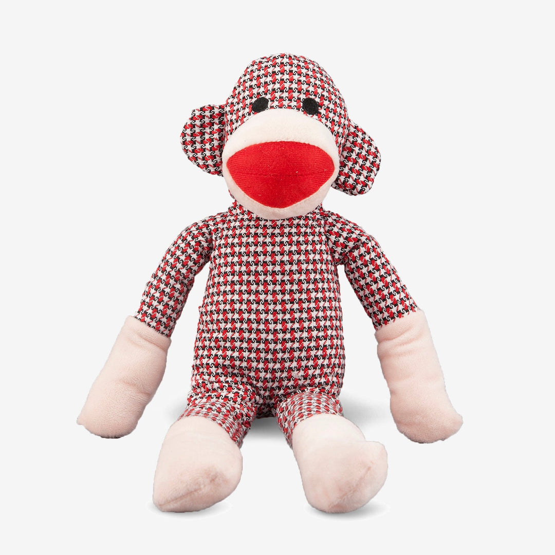 Red Weave Monkey Dog Toy