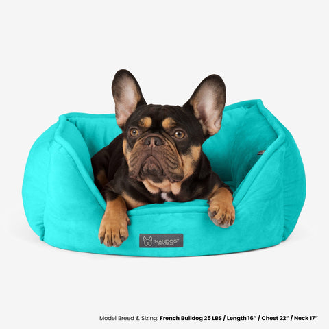 Signature Bed in Aqua