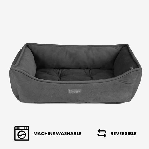 Signature Bed in Charcoal Gray