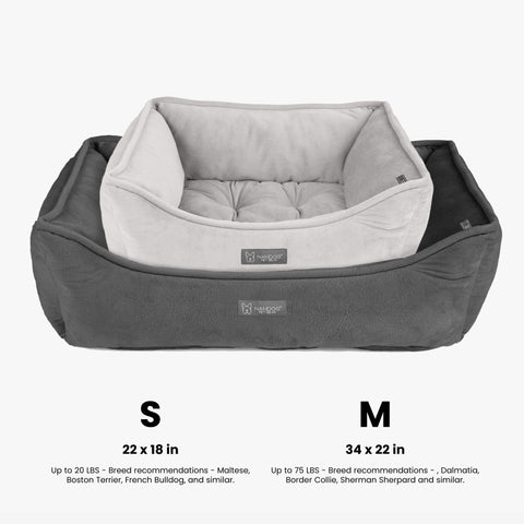Signature Bed in Charcoal Gray