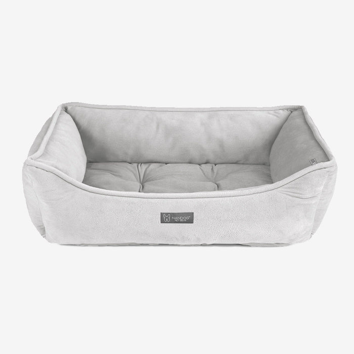 Signature Bed in Pearl Gray