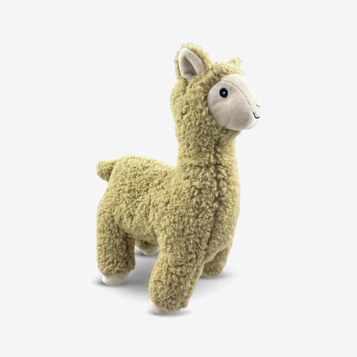 Stuffed Alpaca Dog Toy (Tan)