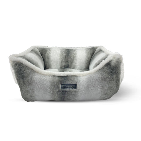 Super Cloud Reversible Dog & Cat Bed - White Chinchilla