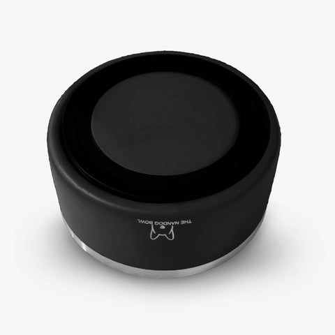 The Bowl Multi-Pack in Jet Black — Anti-Skid Stainless Steel Dog Bowls