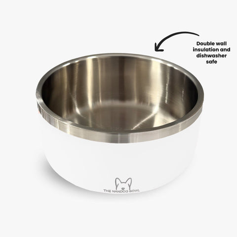 The Dog Bowl in White