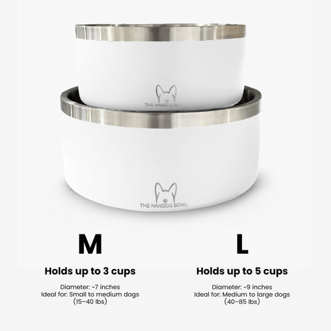 The Dog Bowl in White