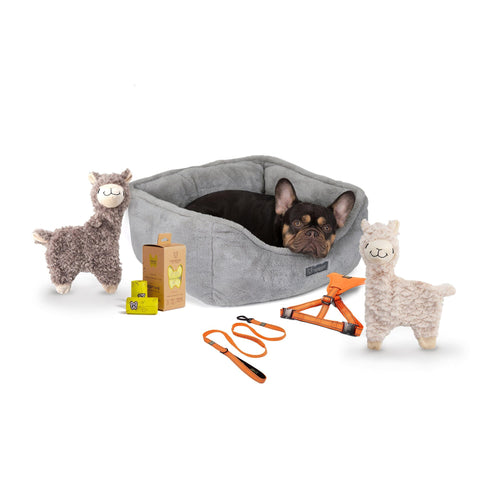 The NANDOG Cloud Dog Bed Bundle - Light Gray