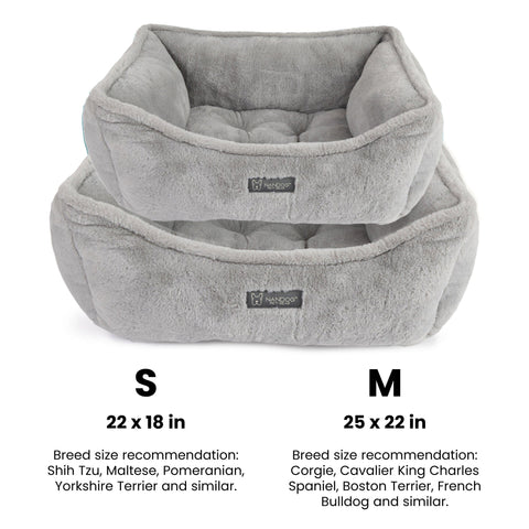 The NANDOG Super Cloud Dog Bed Bundle - Pearl River Gray