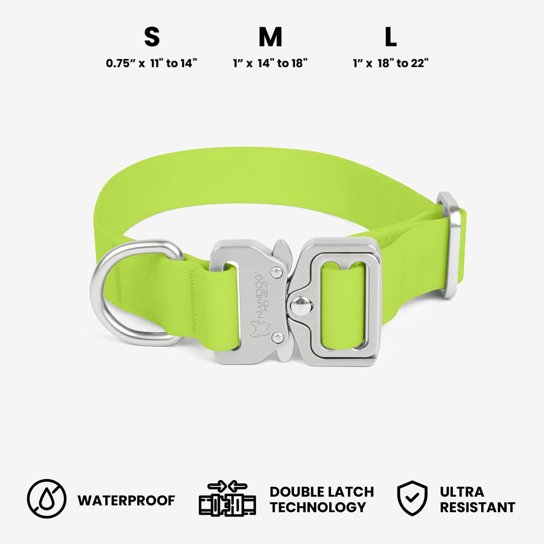 Waterproof Poly-Flex Sport Collar - Neon Geen