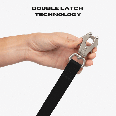 Waterproof Poly-Flex Sport Dog Leash - Black