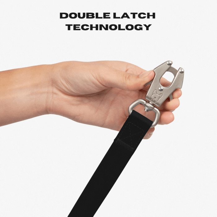 Waterproof Poly-Flex Sport Dog Leash - Black