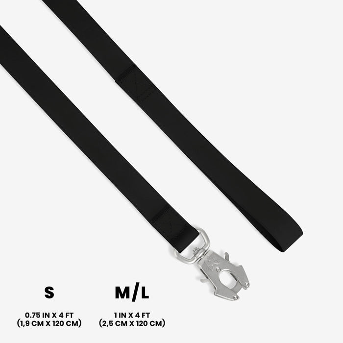 Waterproof Poly-Flex Sport Leash - Black