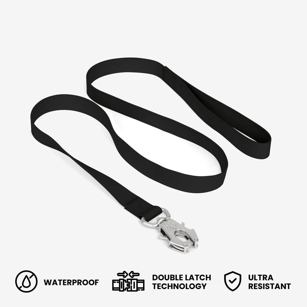 Waterproof Poly-Flex Sport Leash - Black