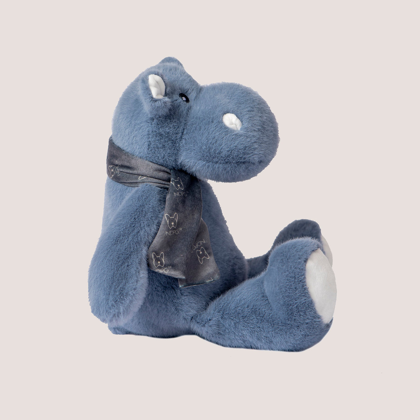 Blue Hippo Dog Toy