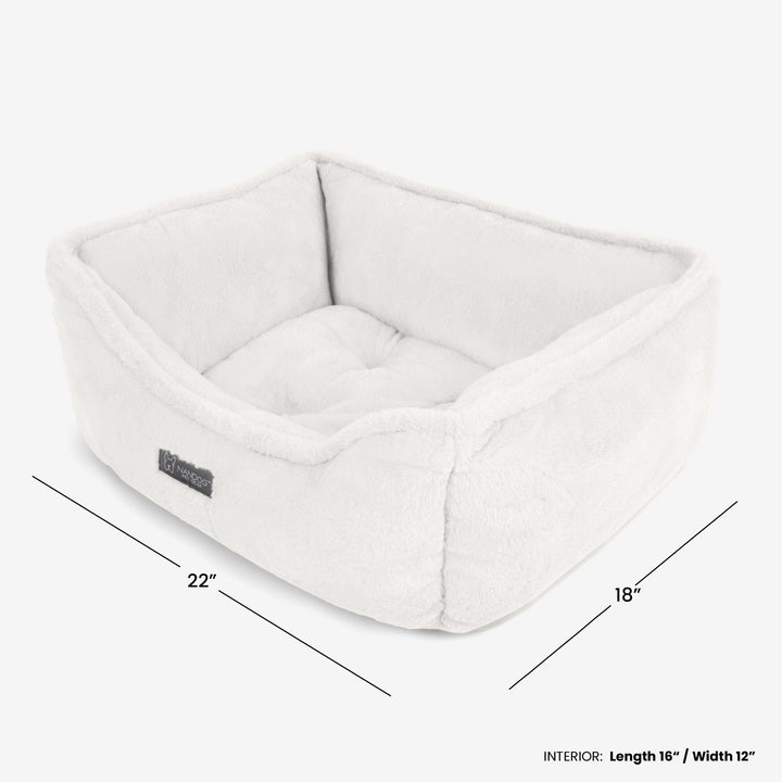 Cloud Reversible Dog & Cat Bed - Ivory Off White