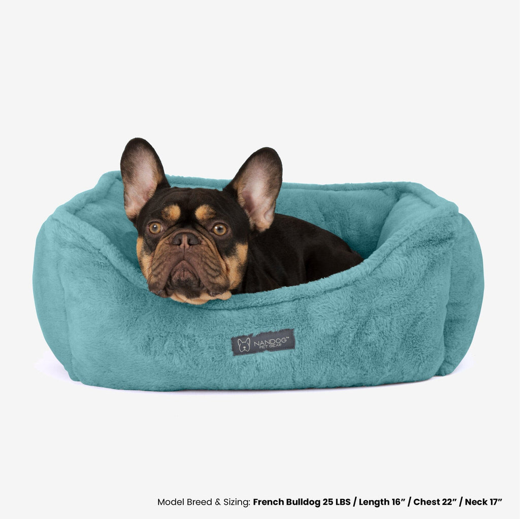 Cloud Reversible Dog & Cat Bed - Jade Green