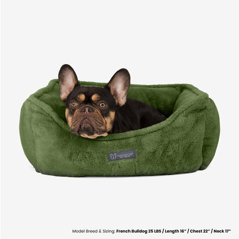 Cloud Reversible Dog & Cat Bed - Olive Green