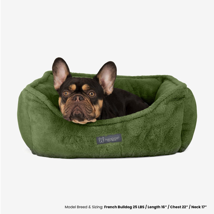 Cloud Reversible Dog & Cat Bed - Olive Green