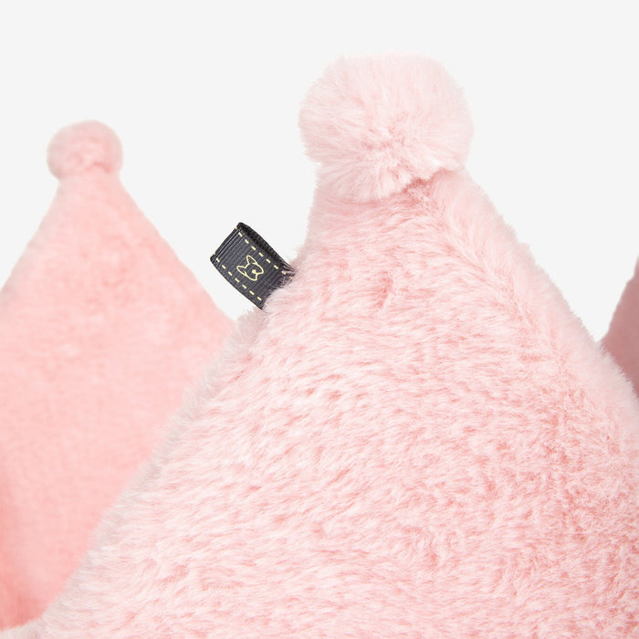 Crown Dog & Cat Bed Cloud Prive Collection - Royal Blush Pink