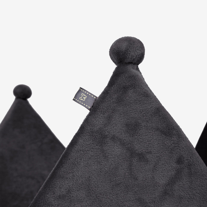 Crown Dog & Cat Bed Cloud Prive Collection - Royal Gray