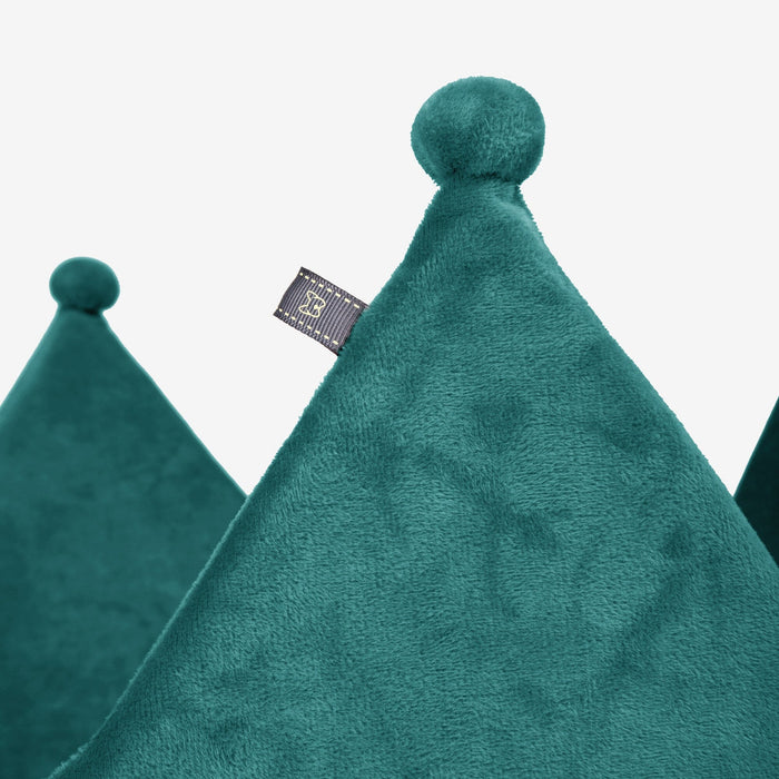 Crown Dog & Cat Bed Cloud Prive Collection - Royal Green