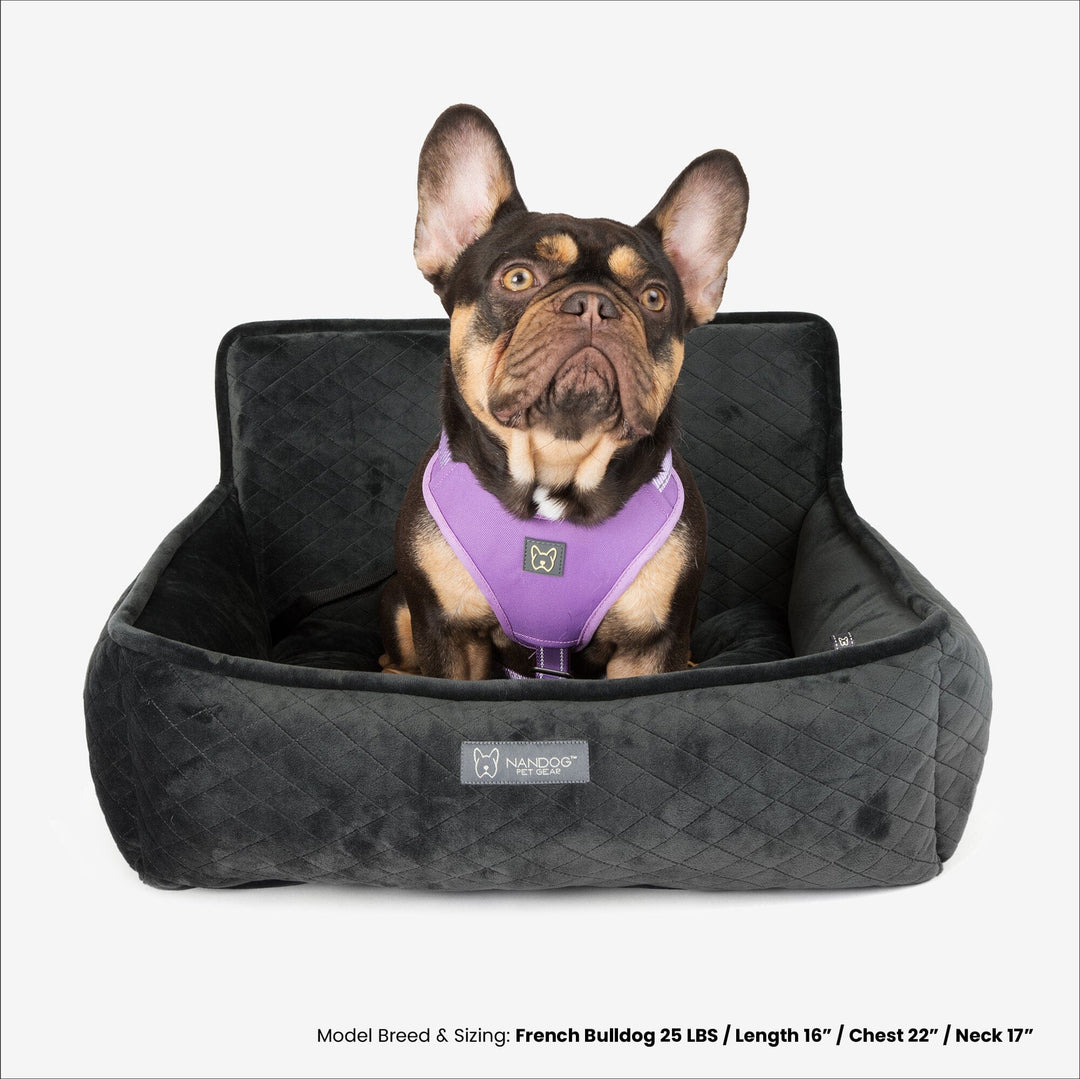 Dog Car Seat - Large/Dark Gray